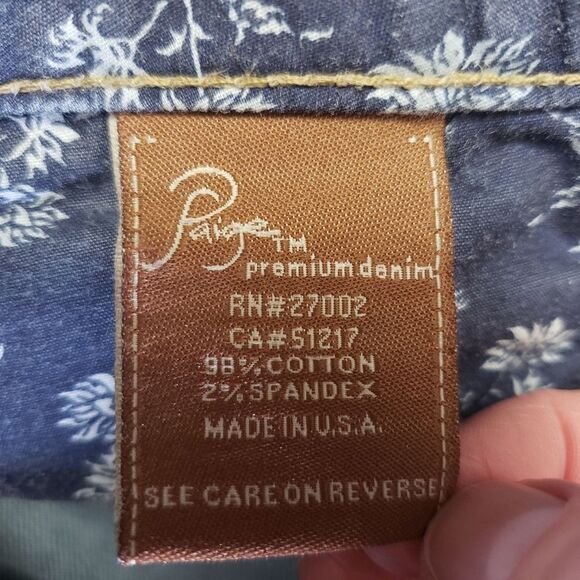 PAIGE Premium Denim Skyline Ankle Jeans 28 - Picture 7 of 7